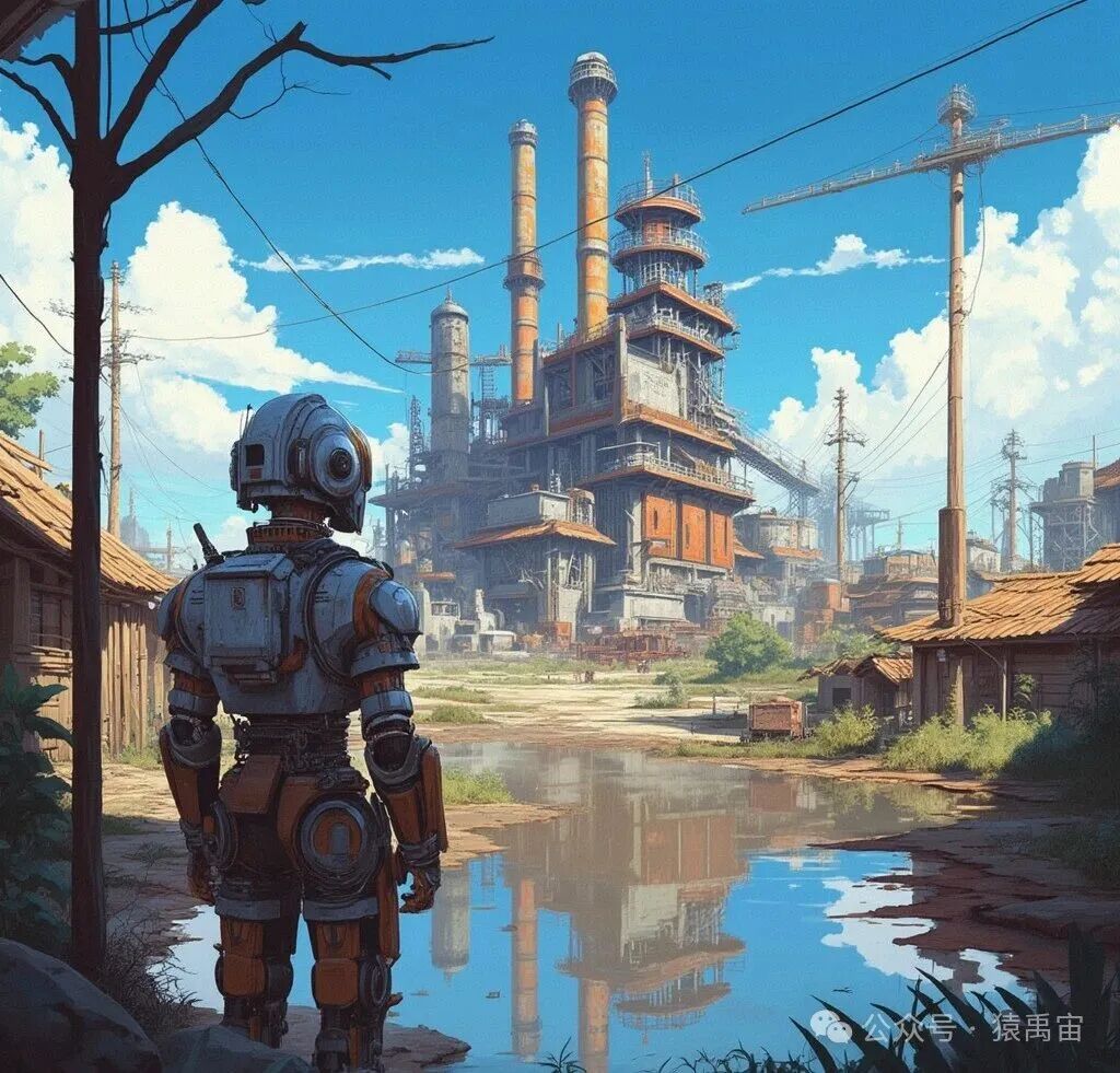 科幻风格概念图：探讨Rust语言与技术前景