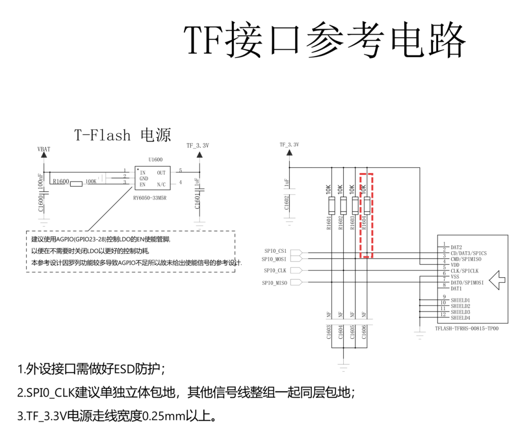 TF卡接口详细参考电路