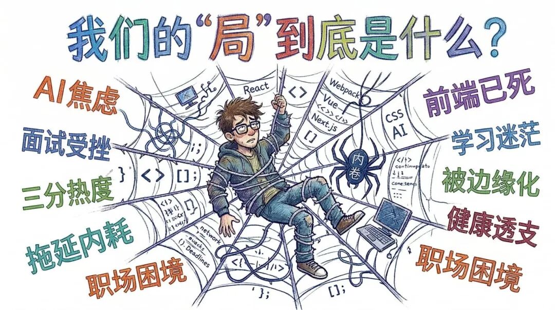 前端开发者面临的困境：被由技术名词构成的蜘蛛网缠绕