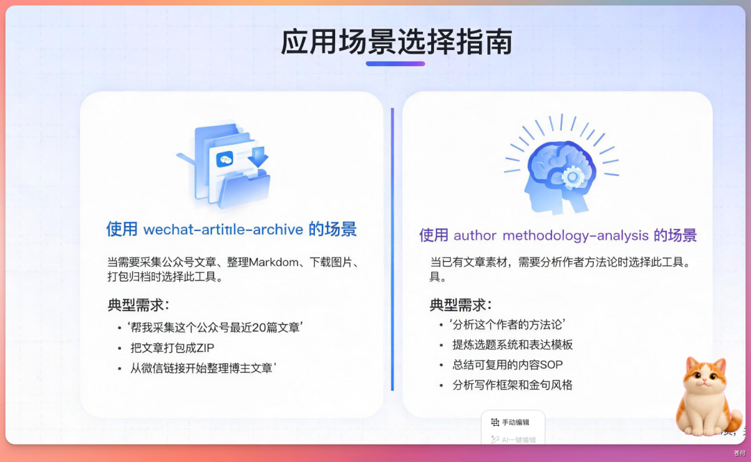 应用场景选择指南