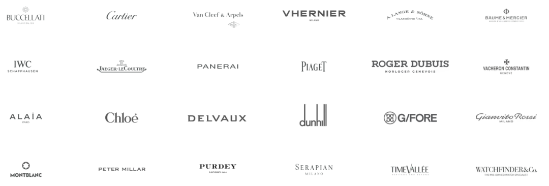 历峰集团旗下品牌Logo集合图