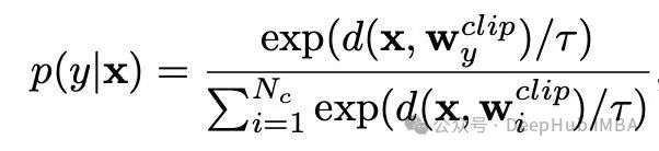 CLIP分类概率公式