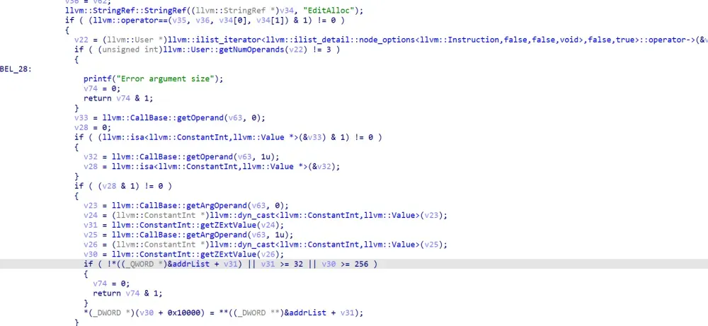 EditAlloc函数写映射内存的代码