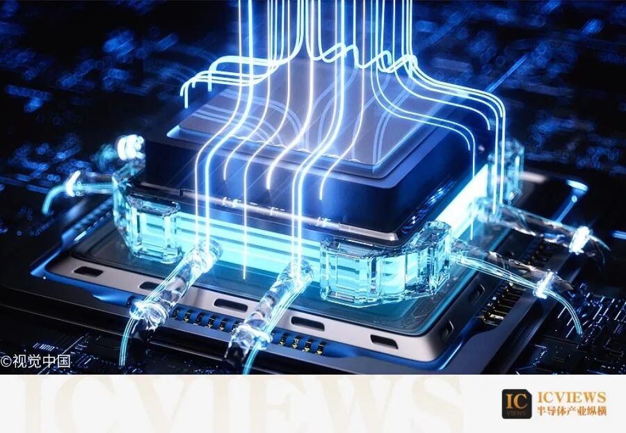 混合键合3D DRAM芯片堆叠结构示意图