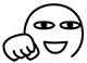 握拳表情