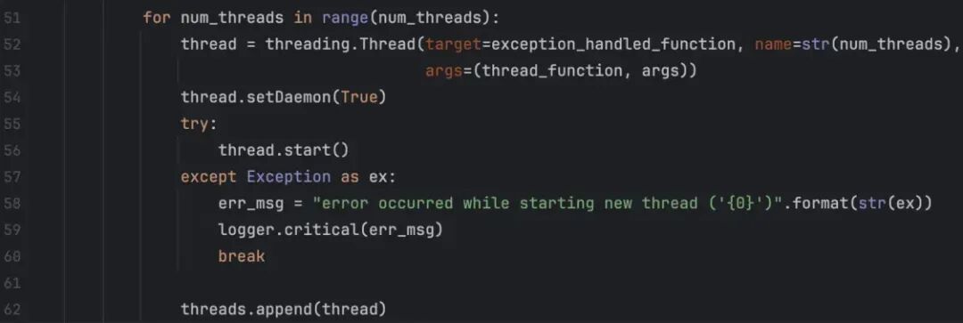 创建并启动线程代码