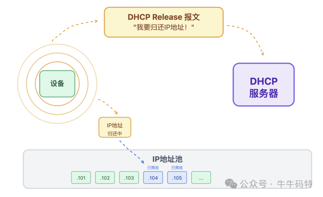 DHCP Release报文释放IP地址