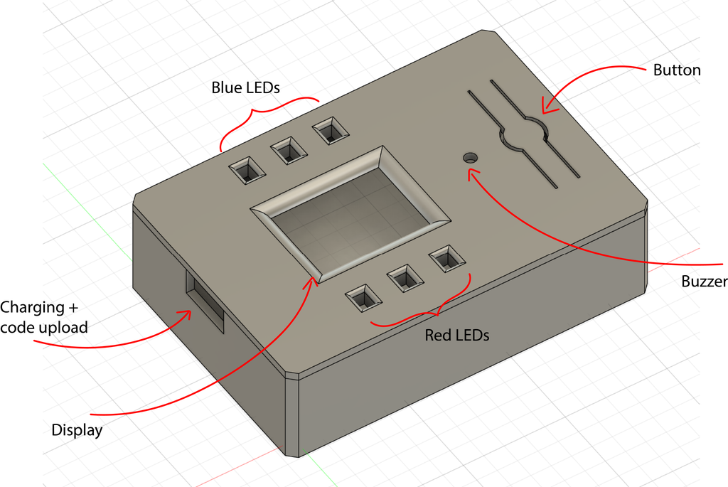掌机3D设计结构图