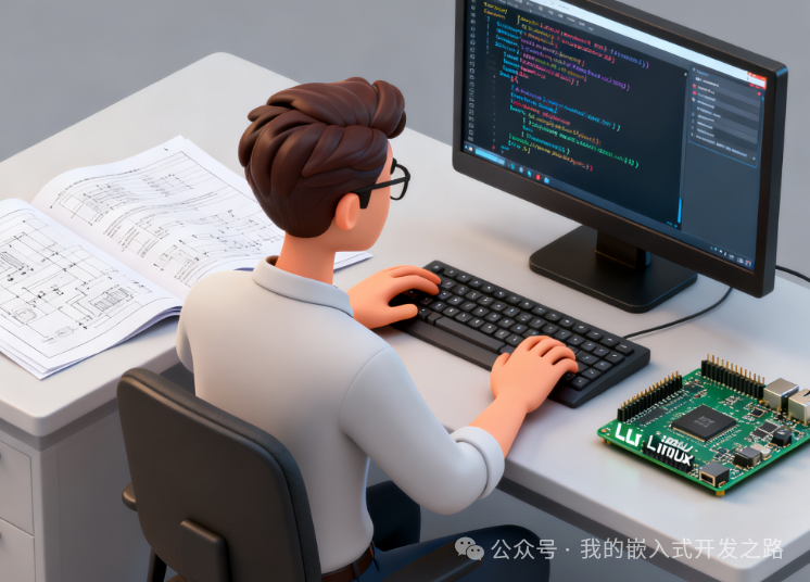 嵌入式开发工作场景示意图