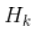 H_k