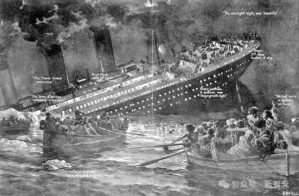 泰坦尼克号沉没比喻图