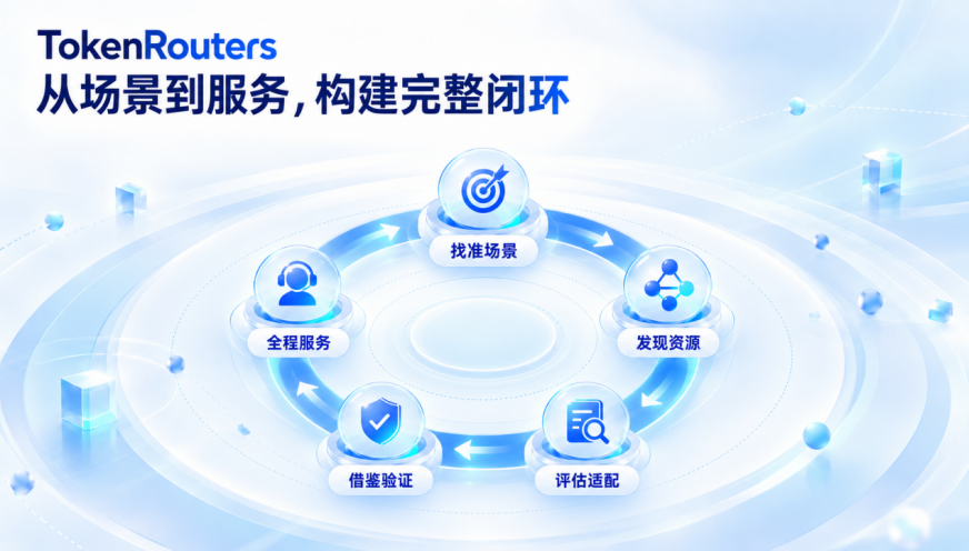 TokenRouters 从场景到服务的完整闭环流程图