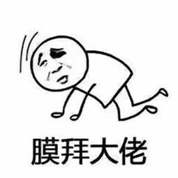 表情包:膜拜大佬