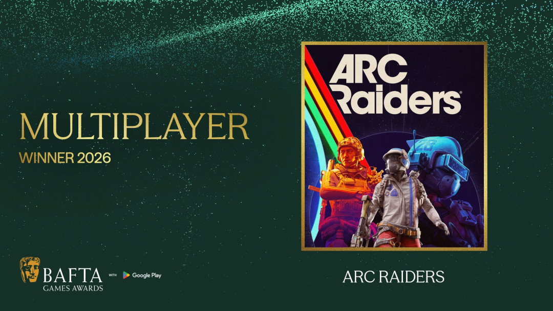 BAFTA游戏奖最佳多人游戏获奖海报：《ARC Raiders》