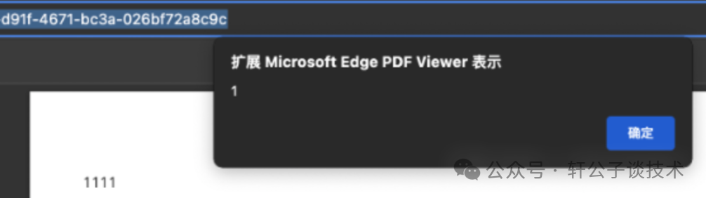 PDF Viewer扩展弹窗