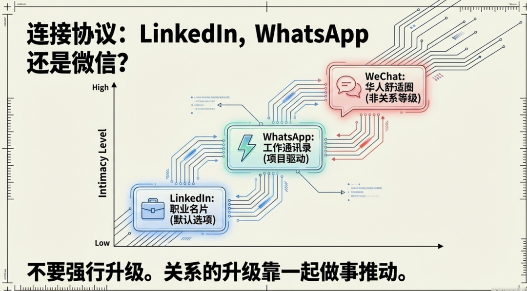 社交平台连接协议对比图