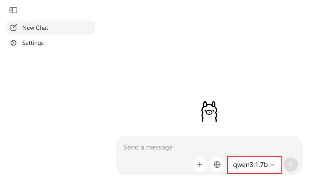 Ollama 客户端界面显示已下载模型