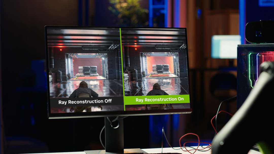 光线追踪重建 Ray Reconstruction 开启与关闭画面对比