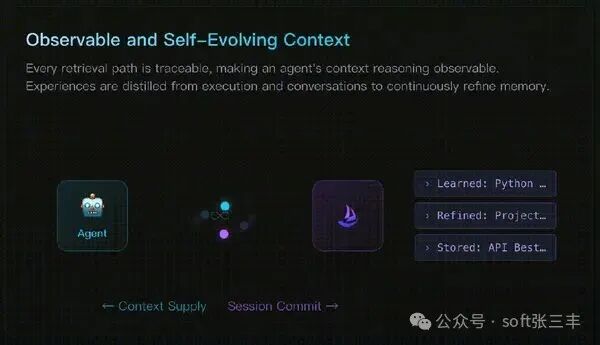 可观察与自我演进上下文示意图