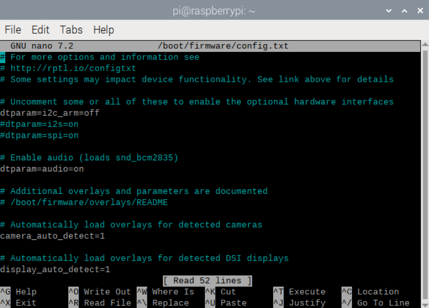 config.txt配置文件内容