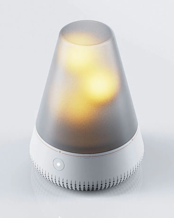 磨砂透明锥形智能设备