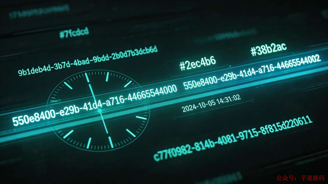 UUIDv7与哈希值界面示意图