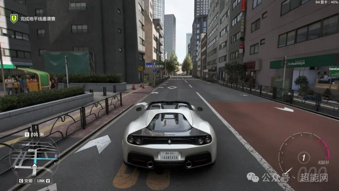 光栅化极高画质下的城市街道截图