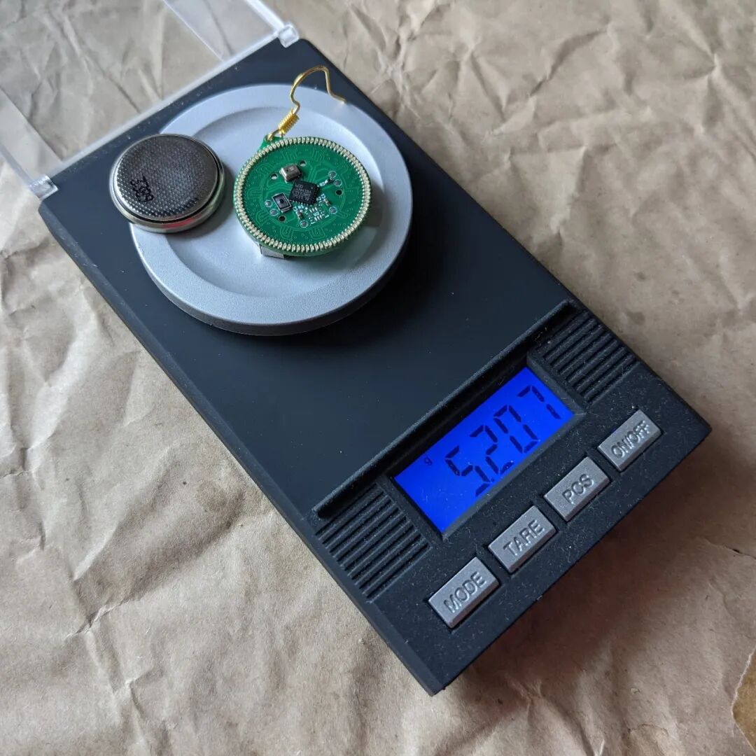 HALO-90耳环整机重量5.2g