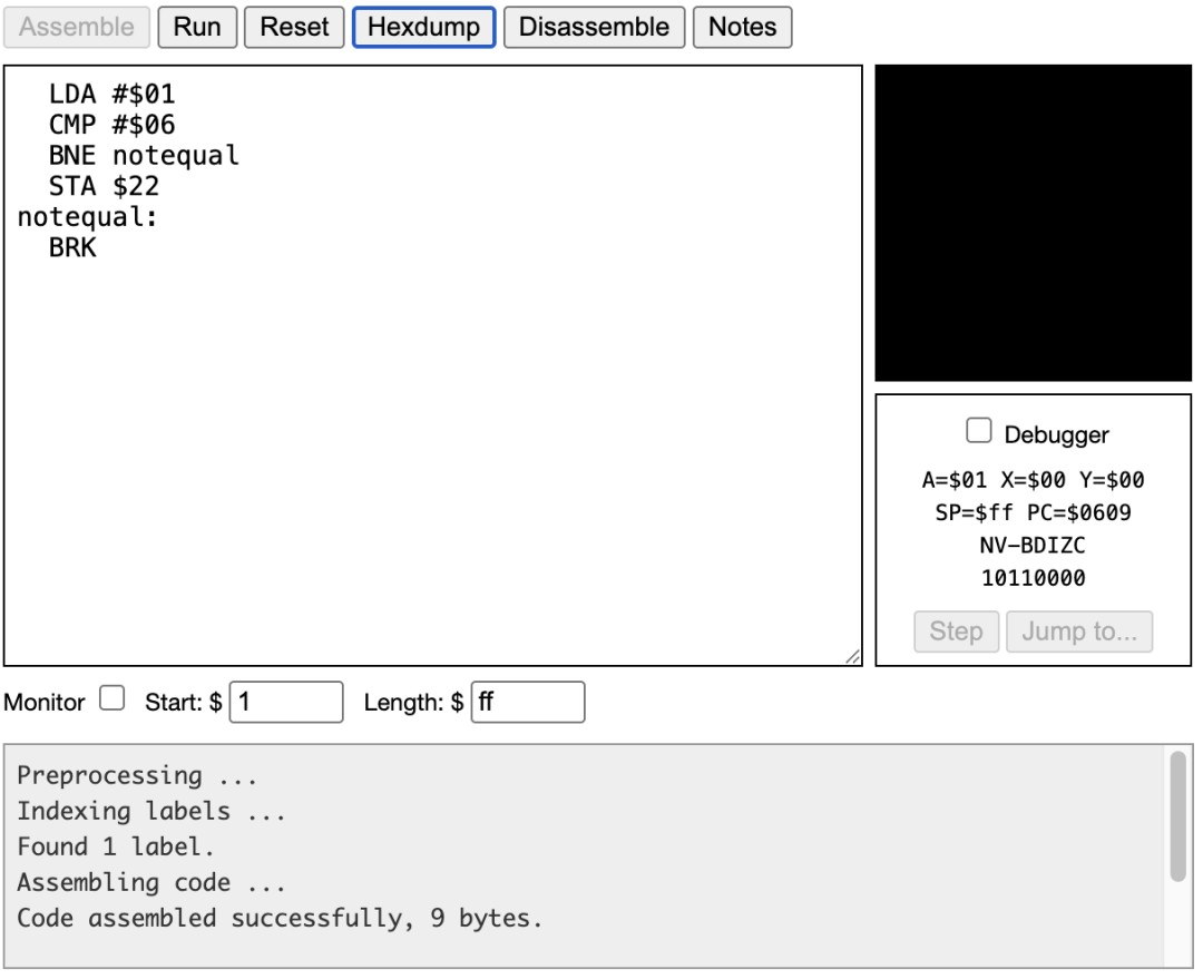 Easy RISC-V浏览器交互式RISC-V模拟器调试界面