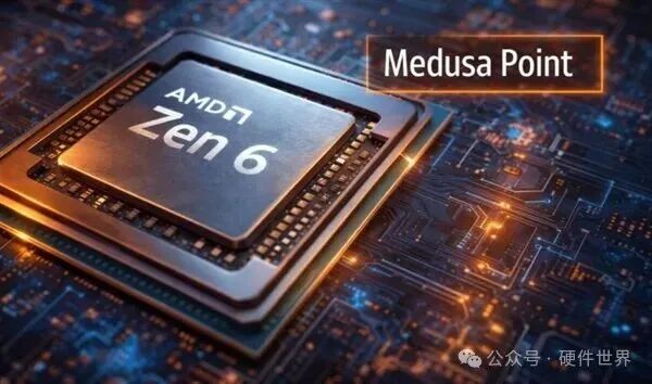 AMD Medusa Point APU 概念图,搭载 Zen 6 与 RDNA 4m 核显