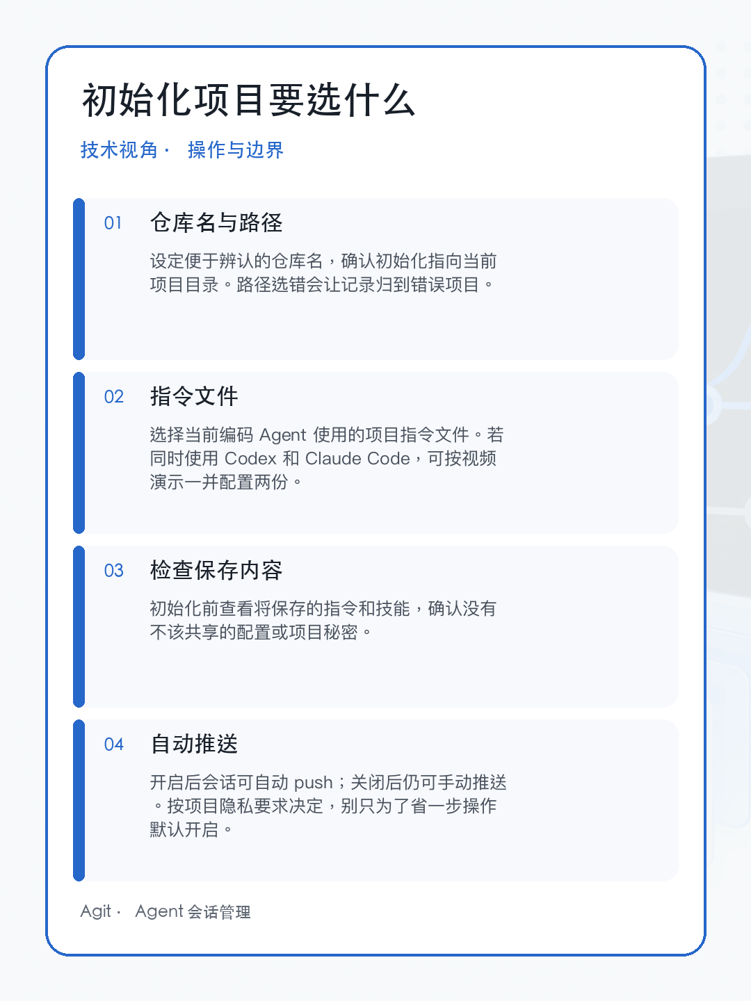 Agit 初始化项目操作指南截图