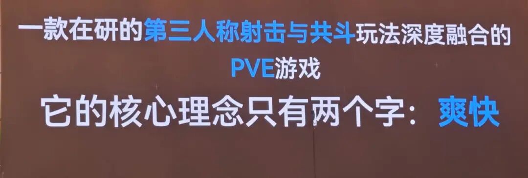 宣传标语：一款在研的第三人称射击与共斗玩法深度融合的PVE游戏，核心理念是爽快