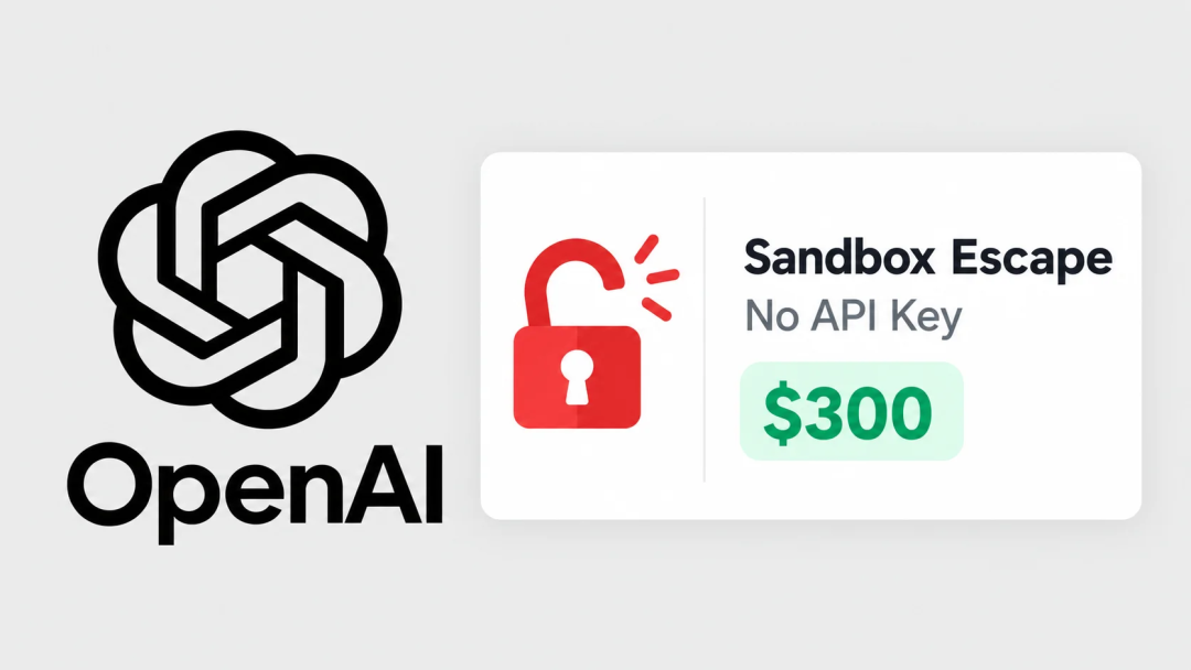 OpenAI沙箱逃逸漏洞示意:Sandbox Escape 与 No API Key
