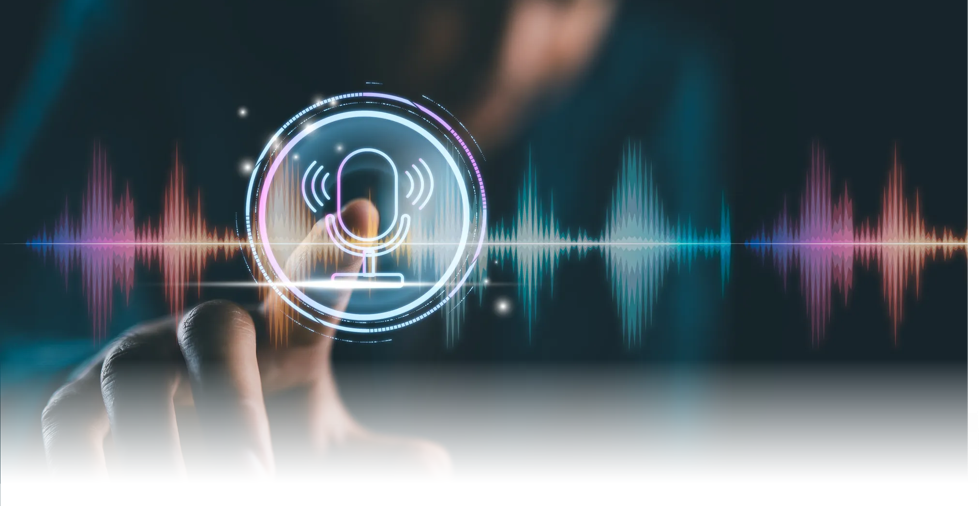 智能声波采集与交互概念图