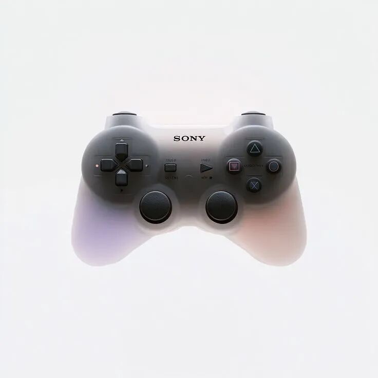 灰色索尼游戏手柄