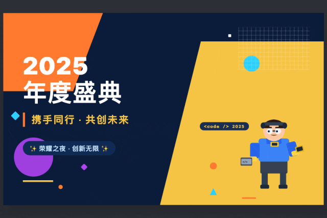 快速模式生成的年度盛典PPT效果