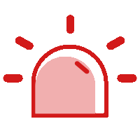 一个红色警示图标