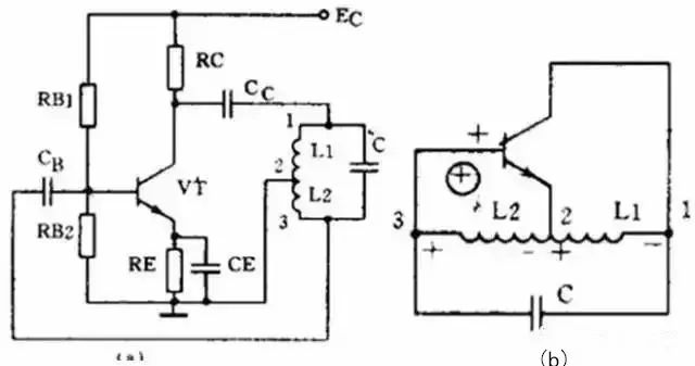 电感三点式振荡电路图