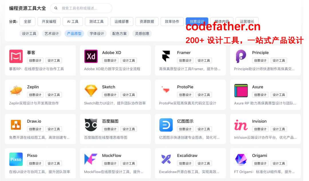 设计工具分类截图