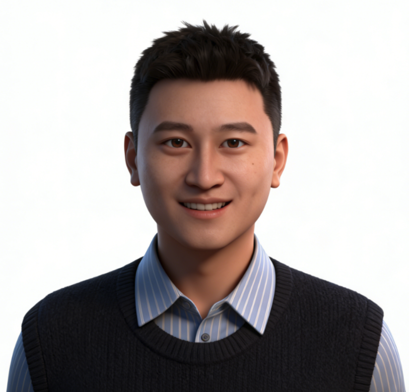 穿着条纹衬衫的年轻男性