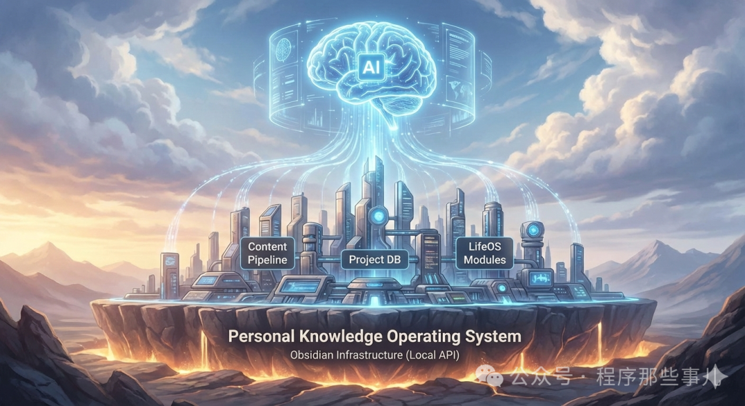 个人知识操作系统(PKOS)架构示意图