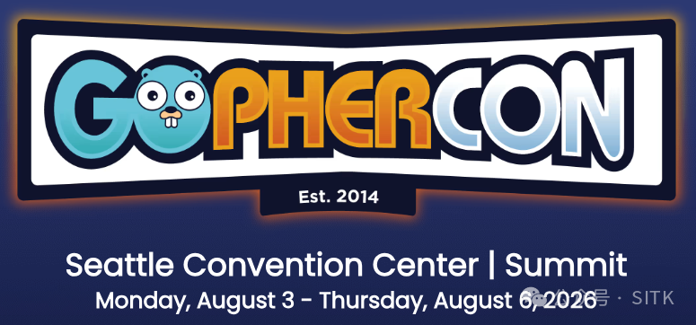 GopherCon 2026宣传海报