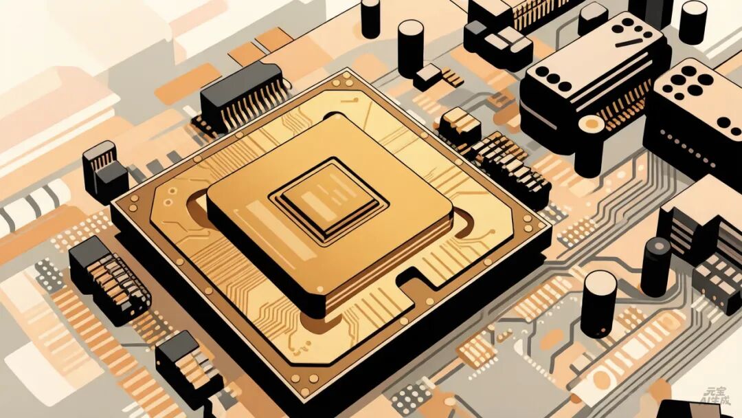 芯片架构特写图：华为昇腾芯片