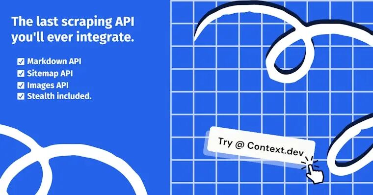 Context.dev API 功能特性列表图