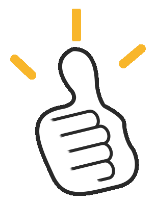 点赞大拇指GIF图标