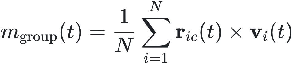 群体角动量公式