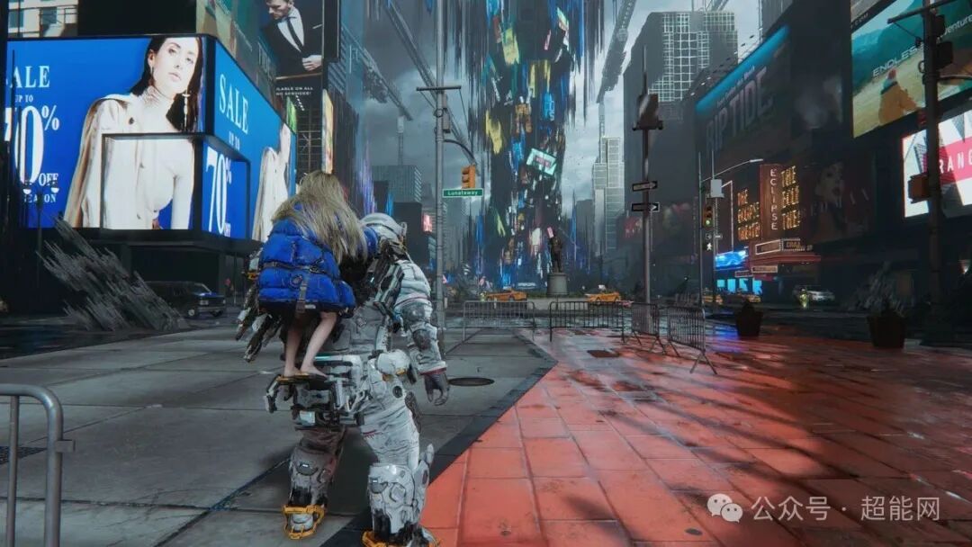 手动最大画质，室外场景