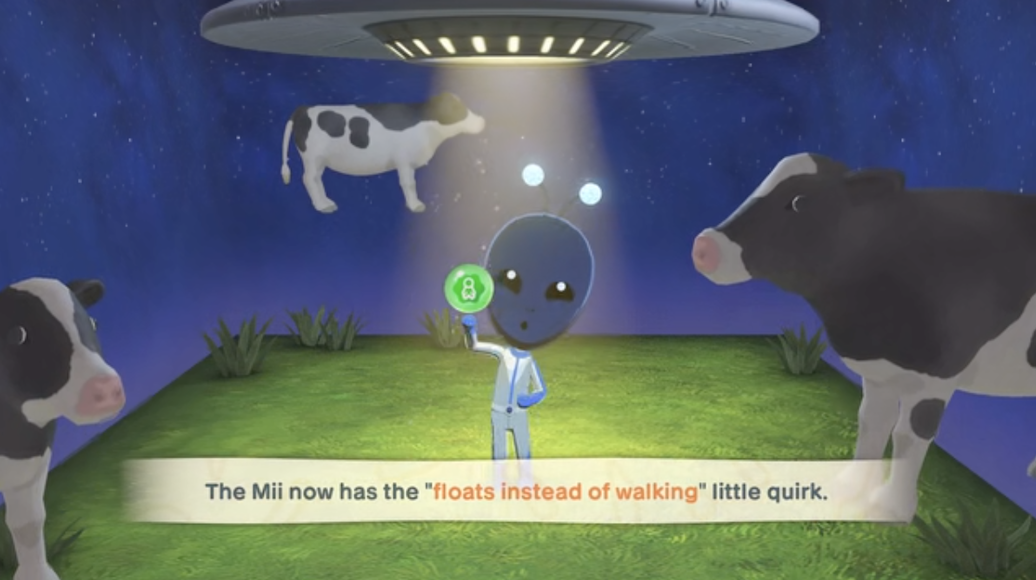 微个性:飘浮的外星人Mii