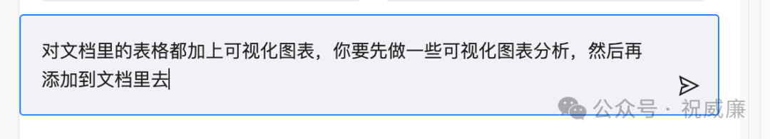 指令AI为报告添加可视化图表