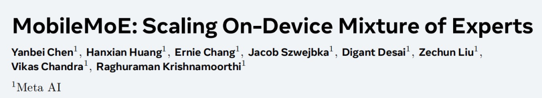 MobileMoE: Scaling On-Device Mixture of Experts